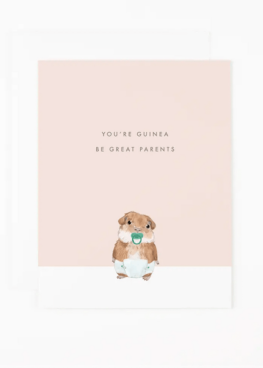 Guinea Be Great Parents Greeting Card