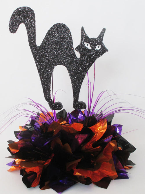 Styrofoam Cat table Halloween Centerpiece - Designs by Ginny