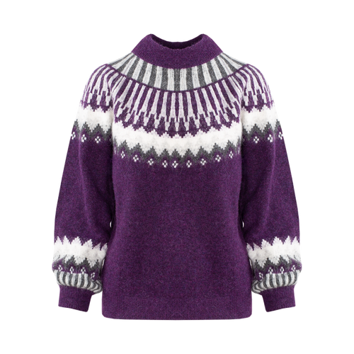 Urban Pioneers Female Hani Sweater SWEATER PURPLE MULTI