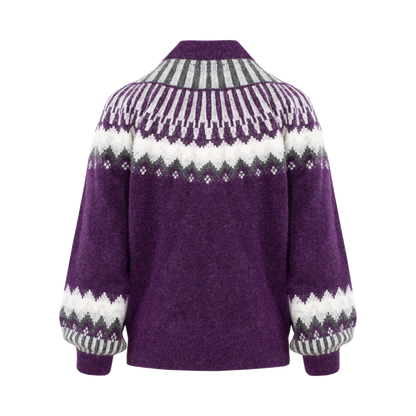 Urban Pioneers Female Hani Sweater SWEATER PURPLE MULTI