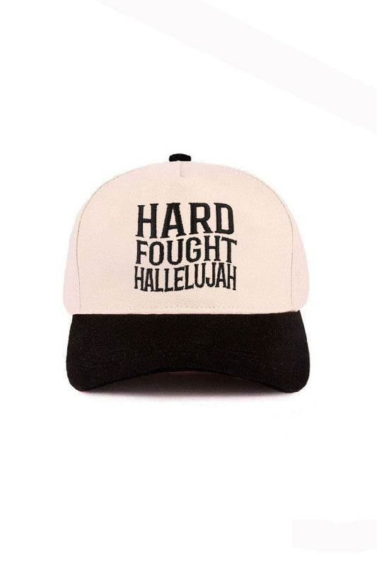 "Hard Fought Hallelujah" Cap-Black-Cute-Trendy-Shop-Womens-Boutique-Clothing-Store