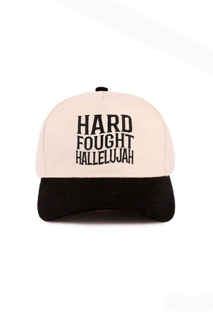 "Hard Fought Hallelujah" Cap-Black-Cute-Trendy-Shop-Womens-Boutique-Clothing-Store