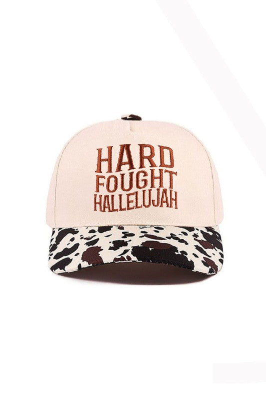 "Hard Fought Hallelujah" Cap-Cow-Cute-Trendy-Shop-Womens-Boutique-Clothing-Store