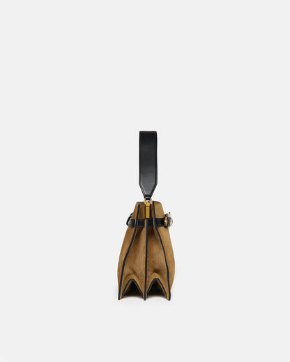 Harmonica - Suede bag - Brown
