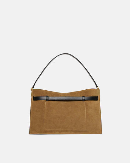 Harmonica - Suede bag - Brown