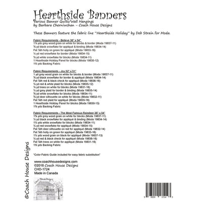 Hearthside Banners Quilt Pattern
