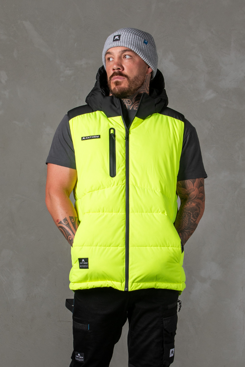 Hi Vis Puffer Vest V1003
