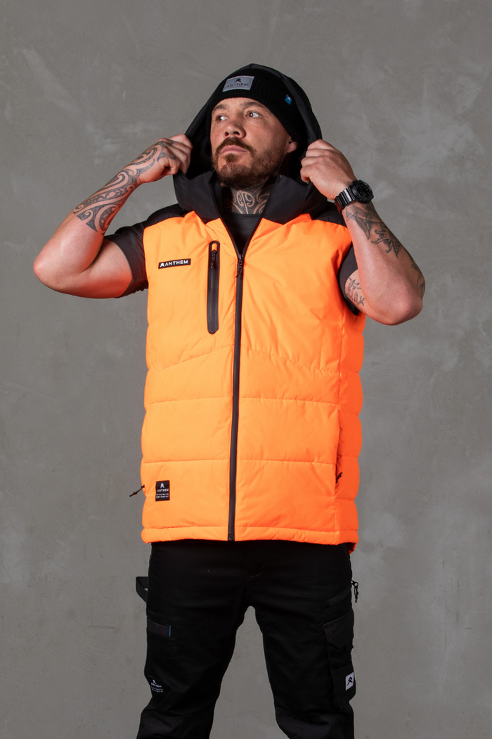 Hi Vis Puffer Vest V1003