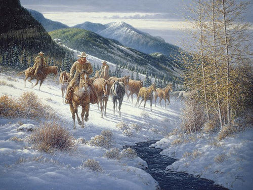 High Country Cowboys Western Art Prints by Jack Terry