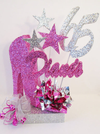 High Heel Shoe centerpiece - Deigns by Ginny
