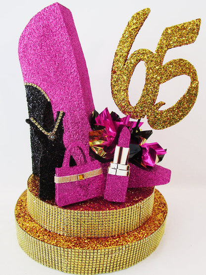 High heel shoe centerpiece - Designs by Ginny