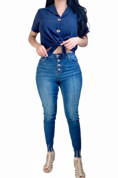 High Rise Skinny Jeans