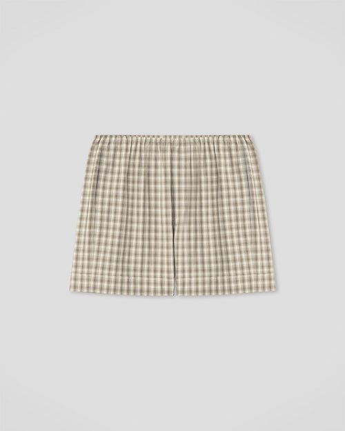 Hira - Shorts - Creme/Grey