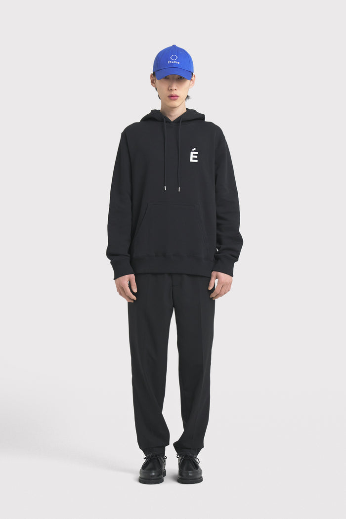 ÉTUDES HOODIE PATCH BLACK SWEATSHIRTS 1