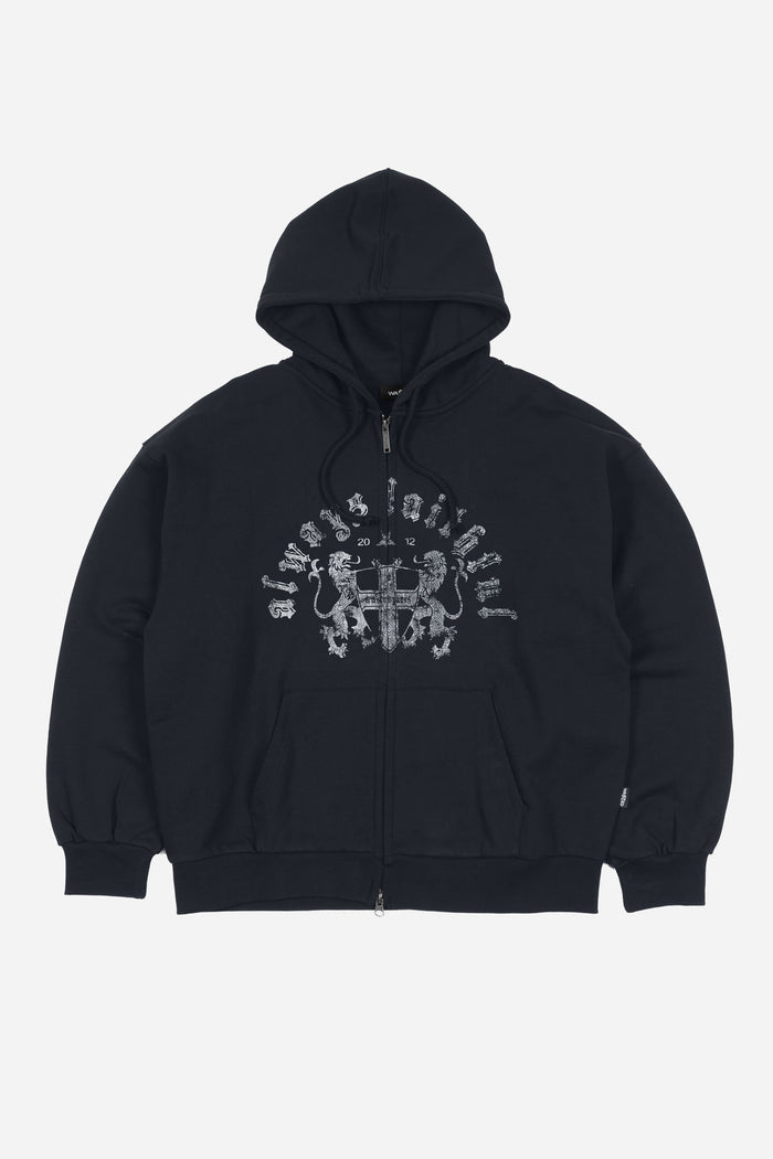 Hoodie Zip Boxy Emblem