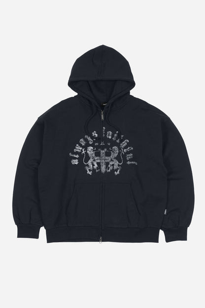 Hoodie Zip Boxy Emblem