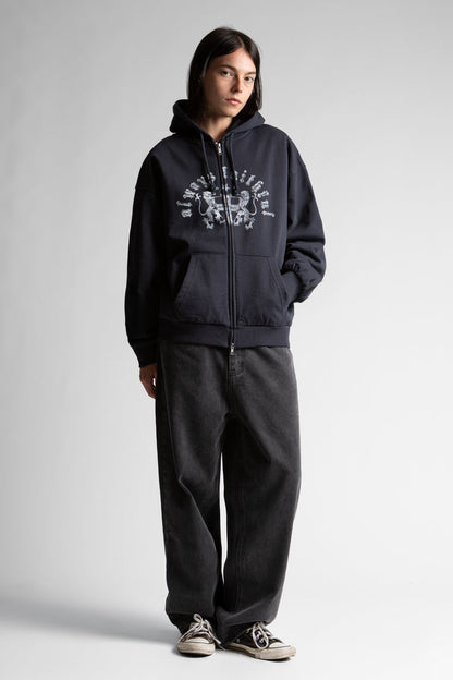 Hoodie Zip Boxy Emblem