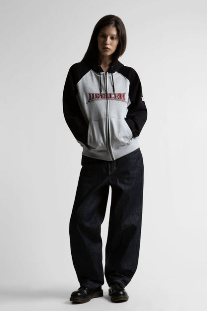 Hoodie Zip Boxy Pusher - WASTED PARIS