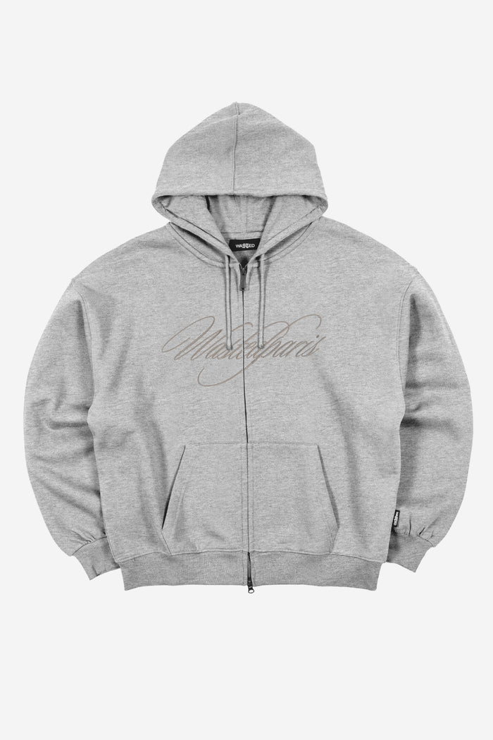 Hoodie Zip Boxy Script