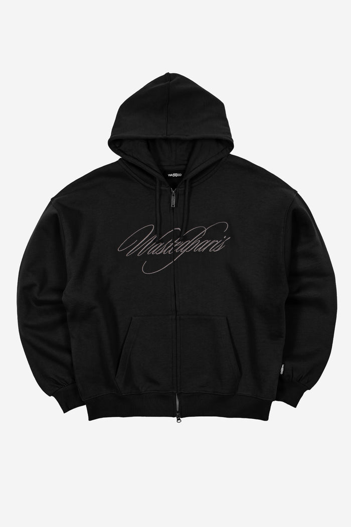 Hoodie Zip Boxy Script