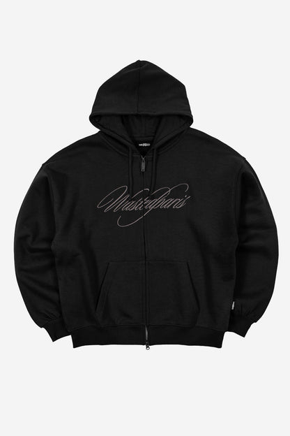 Hoodie Zip Boxy Script