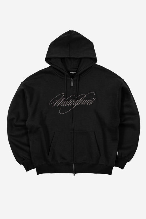 Hoodie Zip Boxy Script