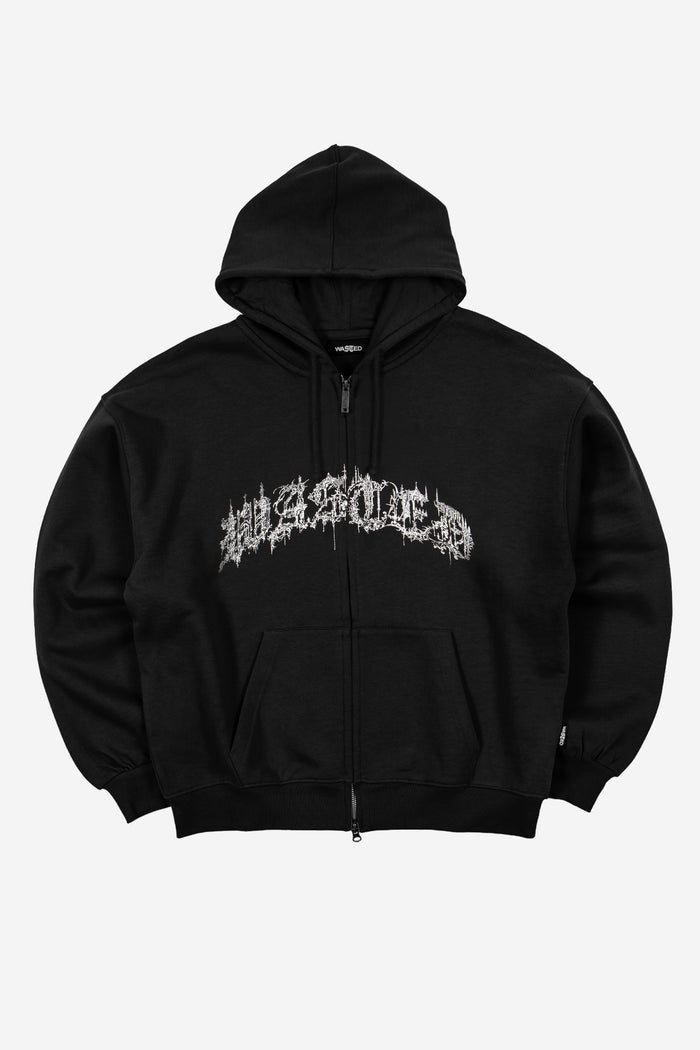 Hoodie Zip Boxy Shield