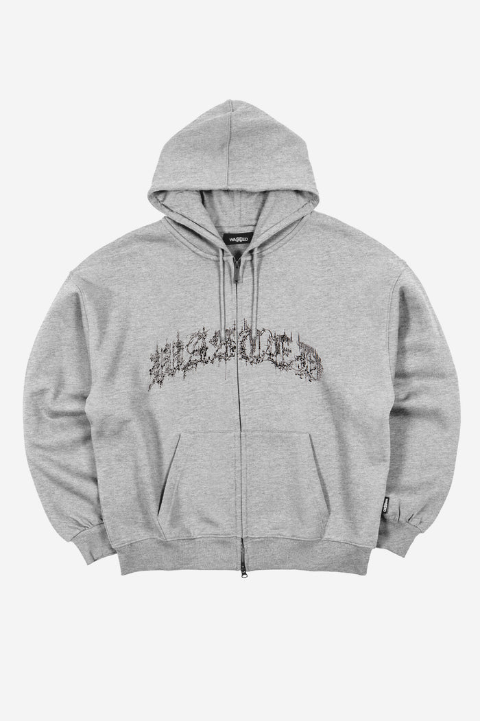 Hoodie Zip Boxy Shield