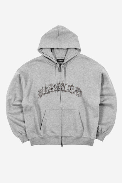 Hoodie Zip Boxy Shield