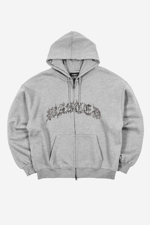 Hoodie Zip Boxy Shield