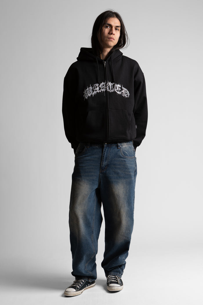 Hoodie Zip Boxy Shield