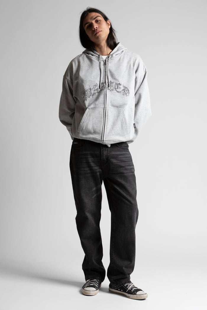 Hoodie Zip Boxy Shield
