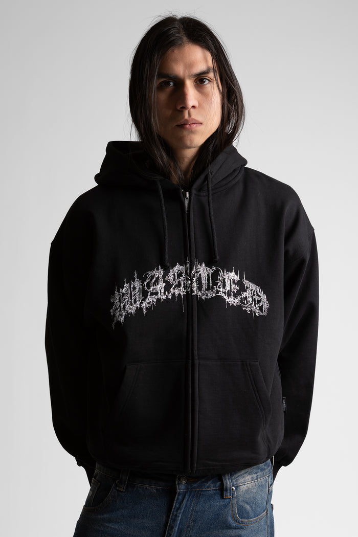 Hoodie Zip Boxy Shield