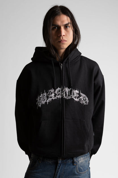 Hoodie Zip Boxy Shield