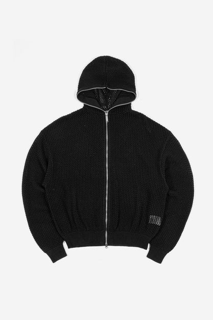 Hoodie Zip Knit Loose Realm