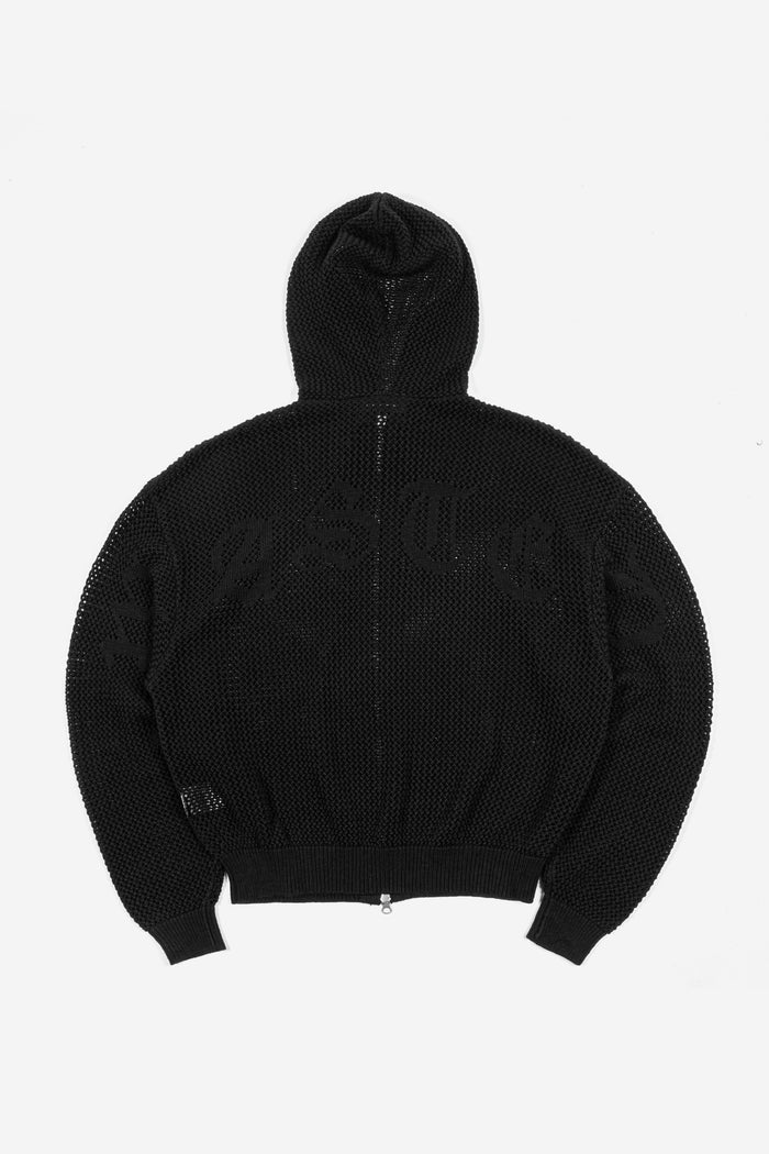 Hoodie Zip Knit Loose Realm