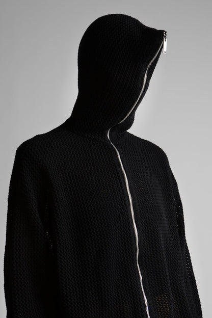 Hoodie Zip Knit Loose Realm
