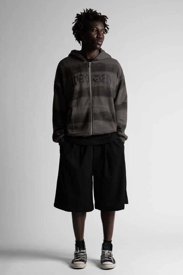 Hoodie Zip Knit Nevermind