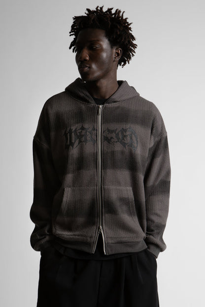 Hoodie Zip Knit Nevermind