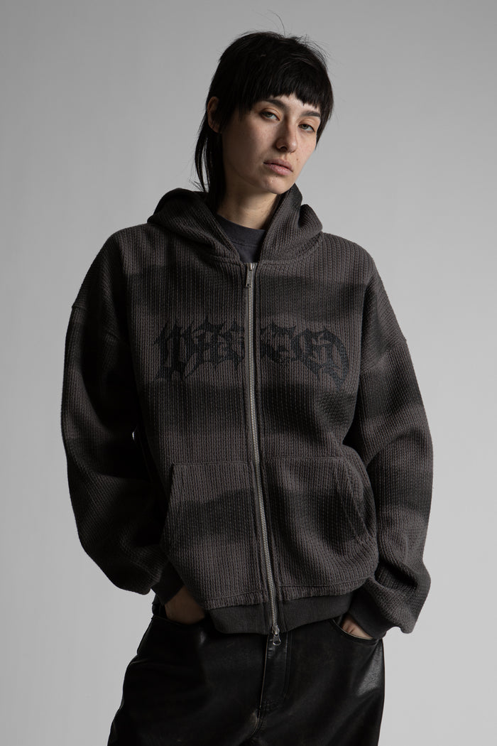 Hoodie Zip Knit Nevermind