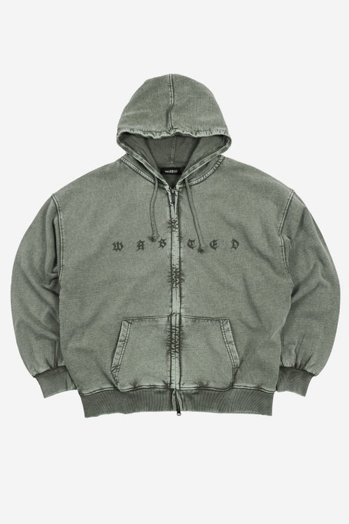 Hoodie Zip Splinter Faded - WASTED PARIS