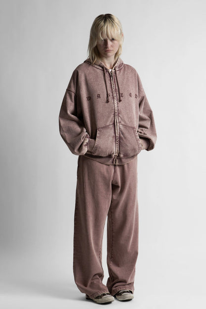 Hoodie Zip Splinter Faded - WASTED PARIS