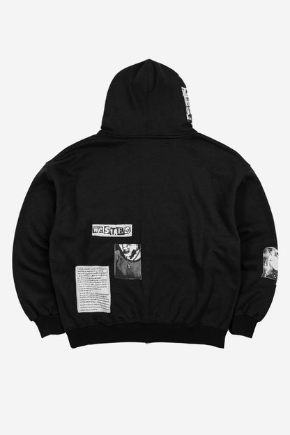 Hoodie Zip Taunt Boxy - WASTED PARIS