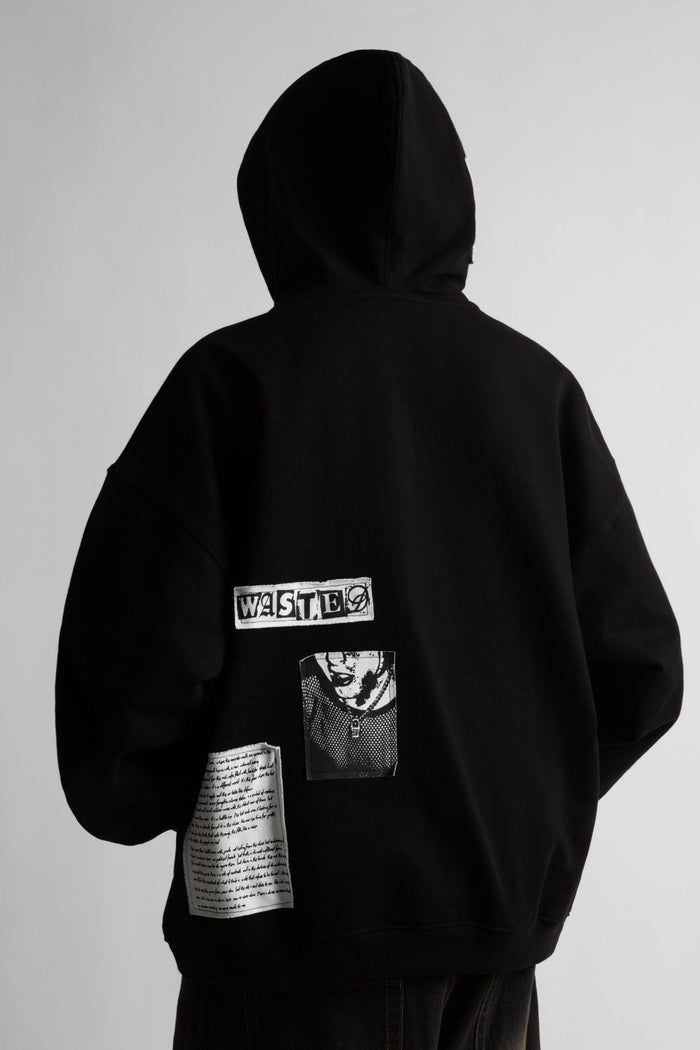 Hoodie Zip Taunt Boxy - WASTED PARIS