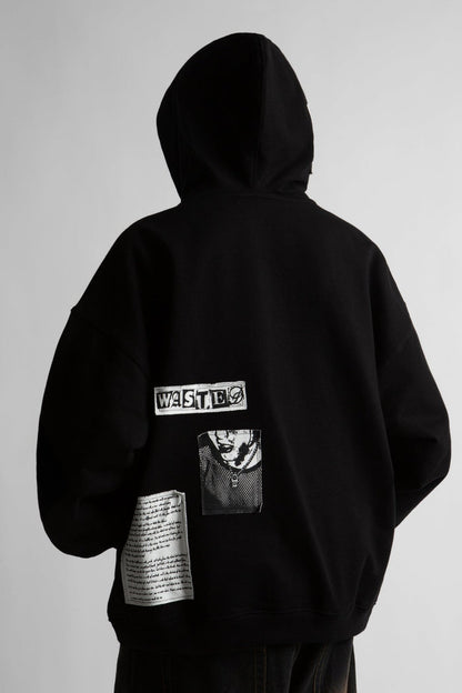 Hoodie Zip Taunt Boxy - WASTED PARIS