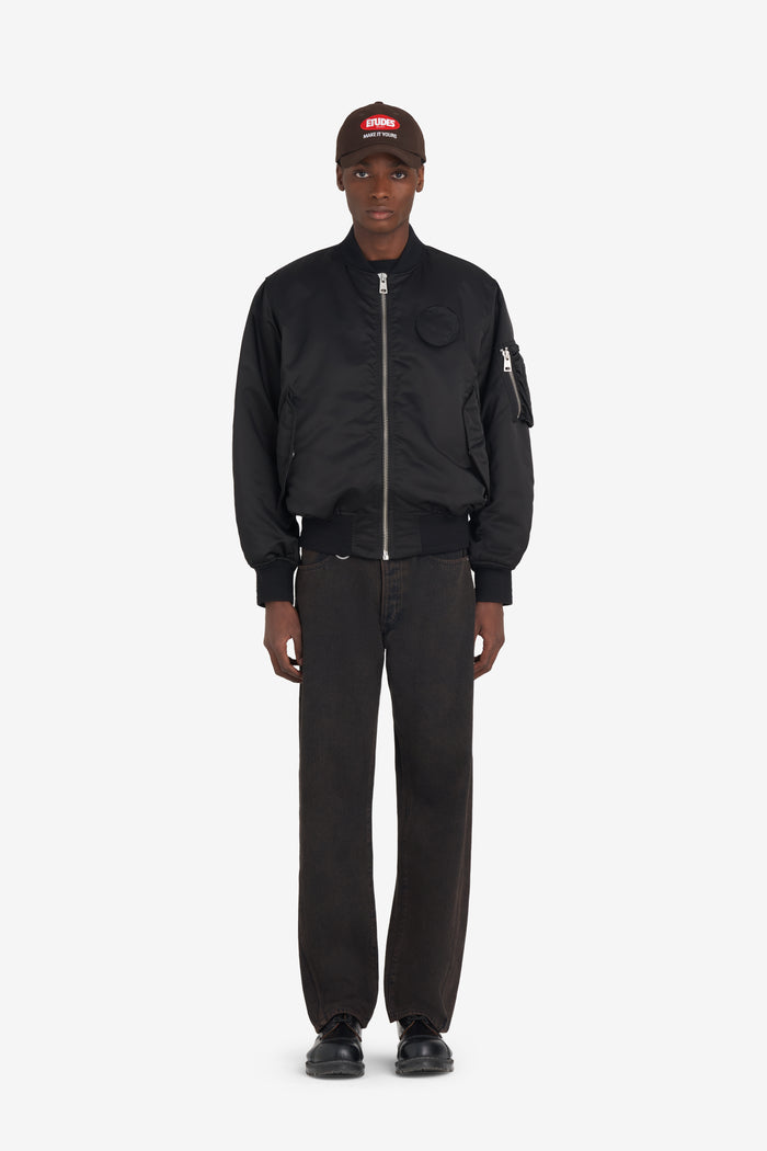 ETUDES STUDIO NYLON BOMBER JACKET BLACK 3