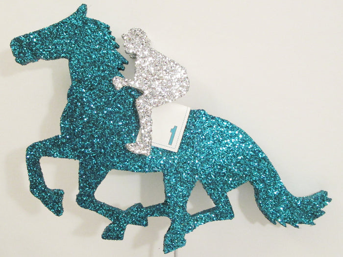 Horse and Jockey cutout - Designs by Ginny