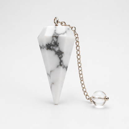Howlite Pendulum (Inspiration and Balance)