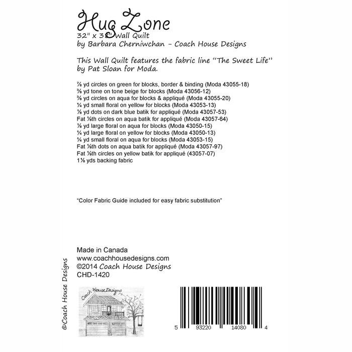 Hug Zone Quilt Pattern