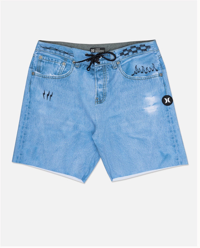 בגד ים הארלי | Hurley Men's Phantom - Eco Denim 18" Boardshorts